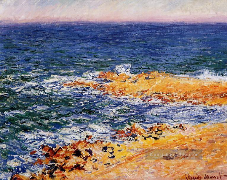 Das Meer in Antibes Claude Monet Strand Ölgemälde